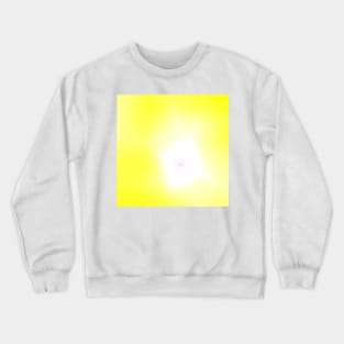 yellow white abstract texture art Crewneck Sweatshirt